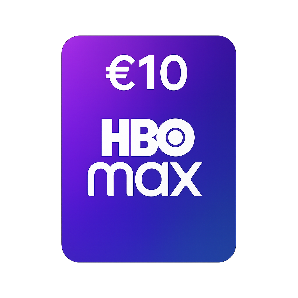 HBO Max 10 Euro Gift Card