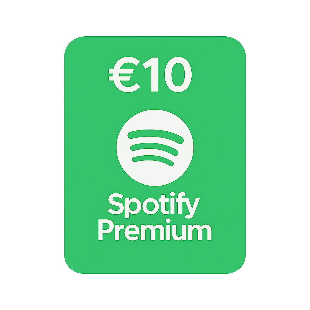 Spotify Premieum 10 Euro Gift Card