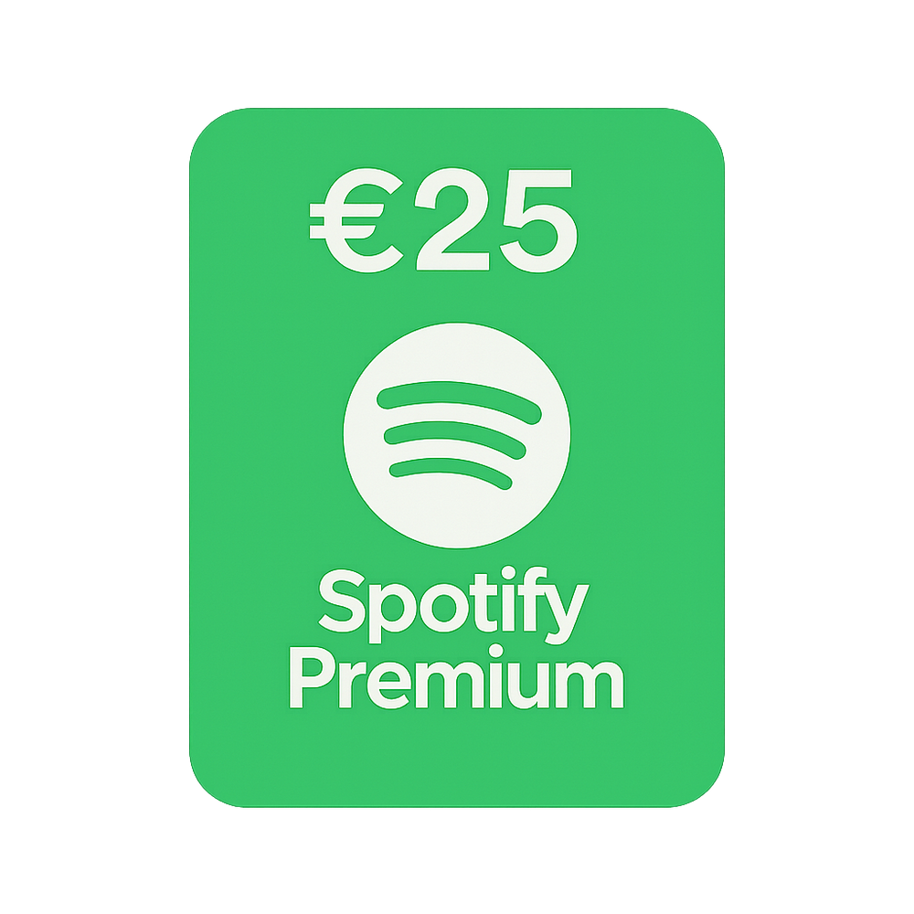 Spotify Premieum 25 Euro Gift Card