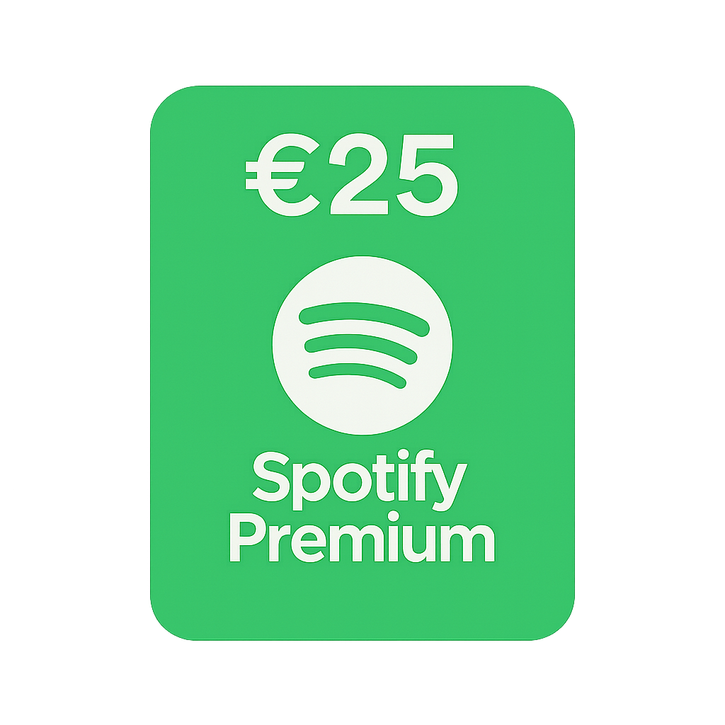Spotify Premieum 25 Euro Gift Card