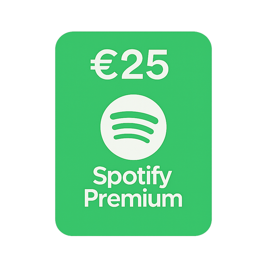 Spotify Premieum 25 Euro Gift Card