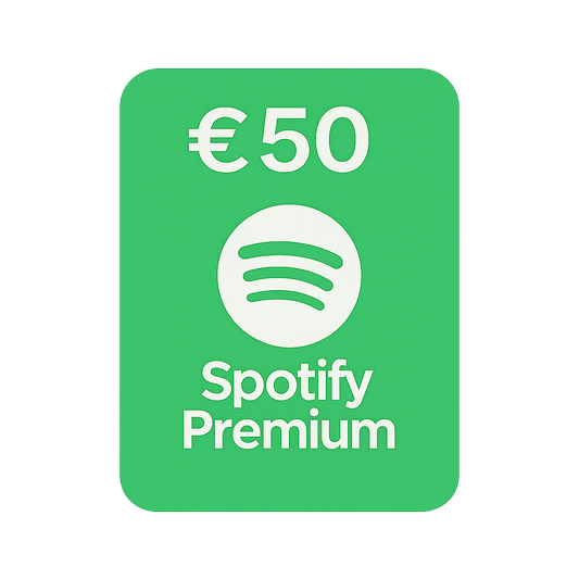 Spotify Premieum 50 Euro Gift Card